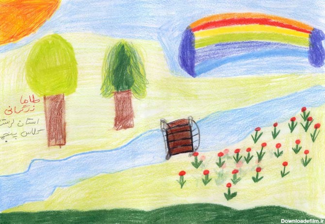 بهار در نقاشی بچه‌ها (1)