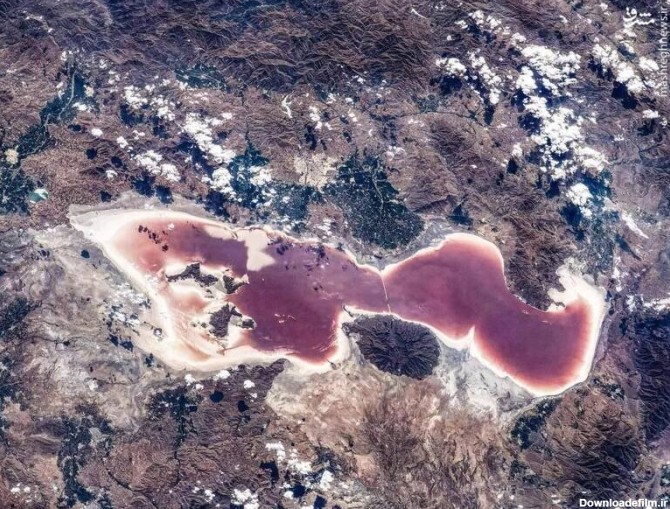 مشرق نیوز - تصویر جدید ایستگاه فضایی چین از دریاچه ارومیه