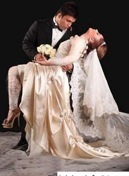 جدیدترین ژست عکس آتلیه عروس و داماد ❤️ [ بهترین تصاویر ]