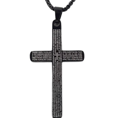 گردنبند صلیب مشکی، نماد ایمان و پیروزی در تاریکی