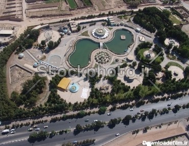 پارک شادی یزد- عکس هوایی - دکوراسیون خارجی - معماری - استوک فوتو ...