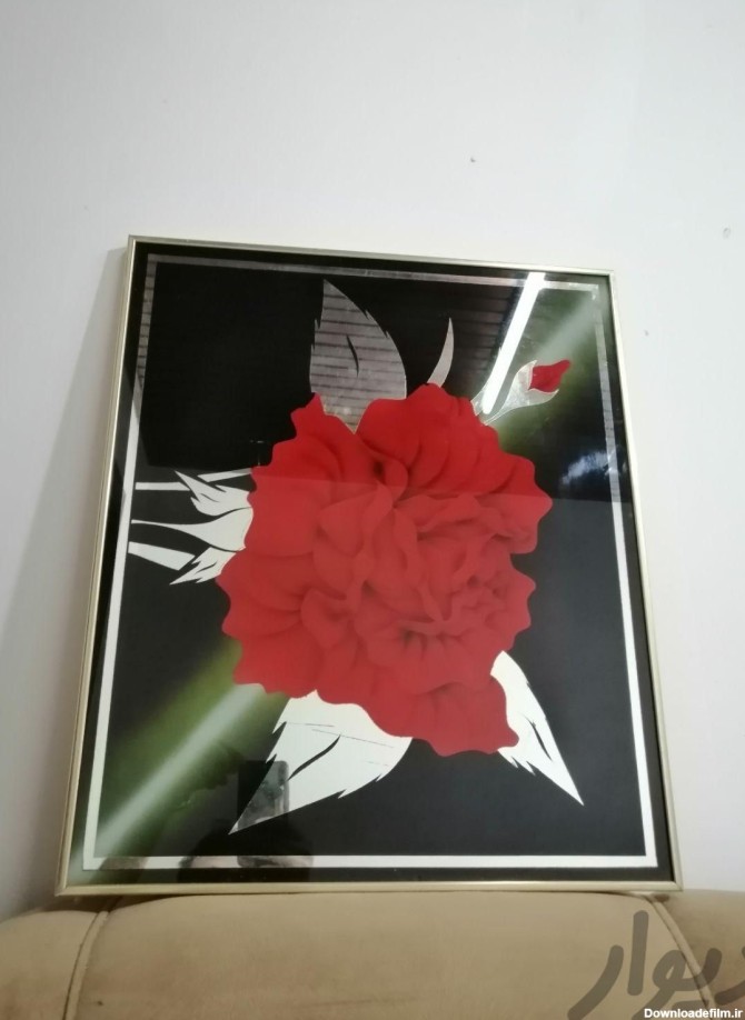 دوعددتابلواینه ای گل زیبا|تابلو، نقاشی و عکس|لاهیجان|دیوار