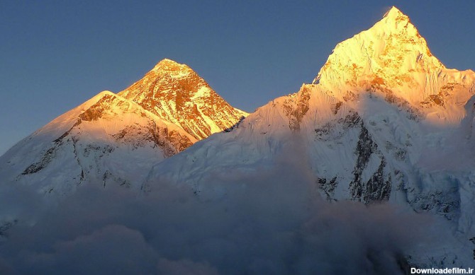 تصاویر شگفت انگیز از طلوع خورشید در نپال