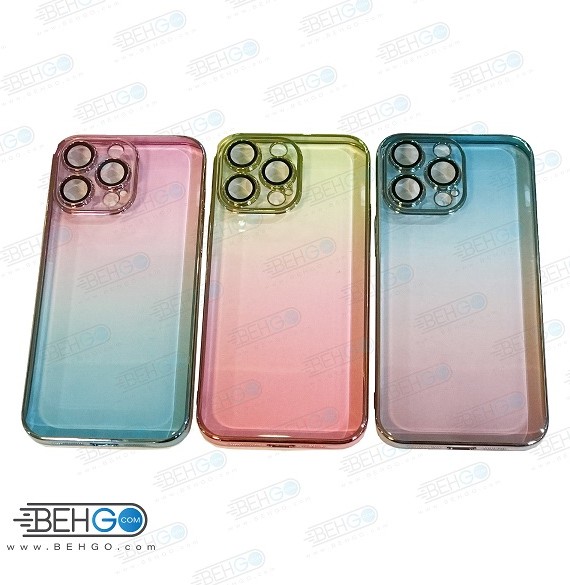 قاب گوشی آیفون ۱۴ پرو مدل شیشه ای رنگی iPhone 14 Pro - بهترین قیمت ...