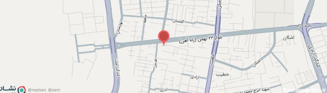 آدرس هتل دریا تبریز روی نقشه