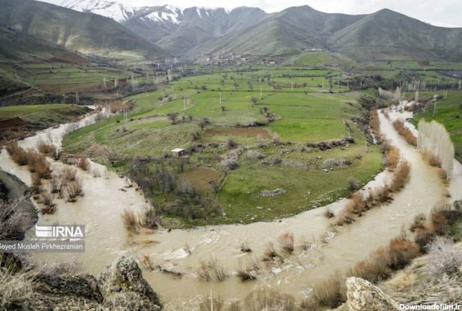 عکس/ طغیان رودخانه‌های فصلی کردستان