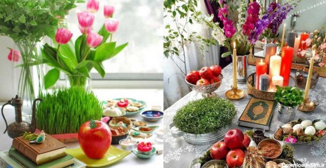 تزیین سبزه عید نوروز با شکلهای متنوع و جدید کمتر دیده شده!