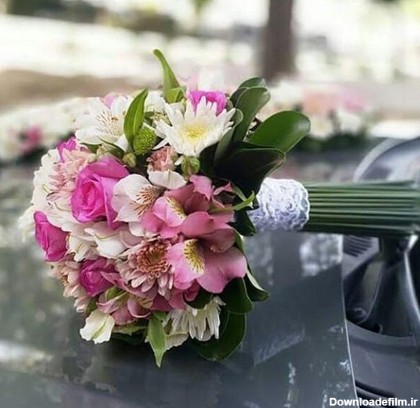 تزیین دسته گل عروس