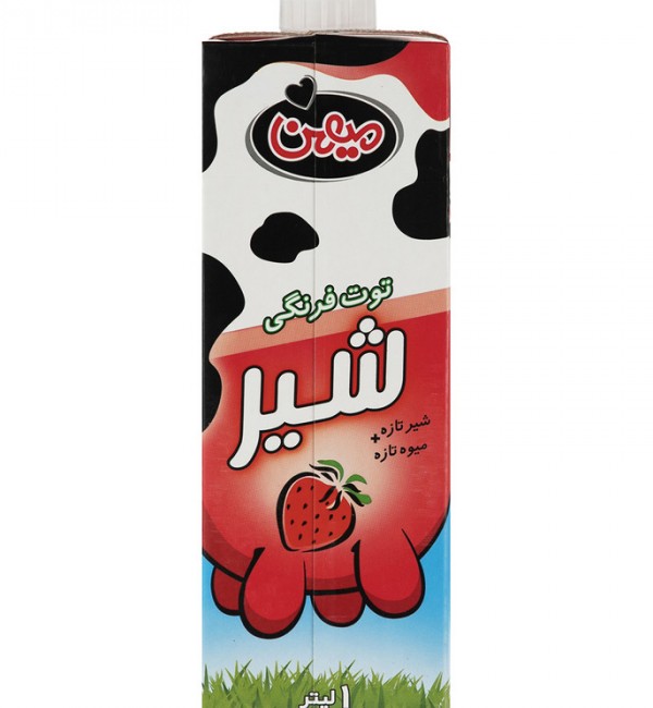 مشخصات، قیمت و خرید شیر توت فرنگی میهن حجم 1 لیتر | دیجی‌کالا
