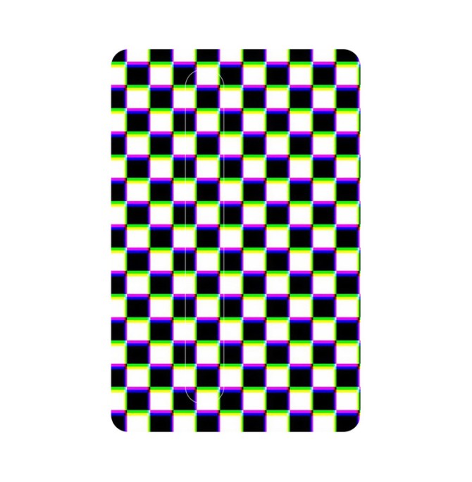 قیمت و خرید استیکر کارت پیکسل میکسل مدل شطرنجی سیاه و سفید کد A19