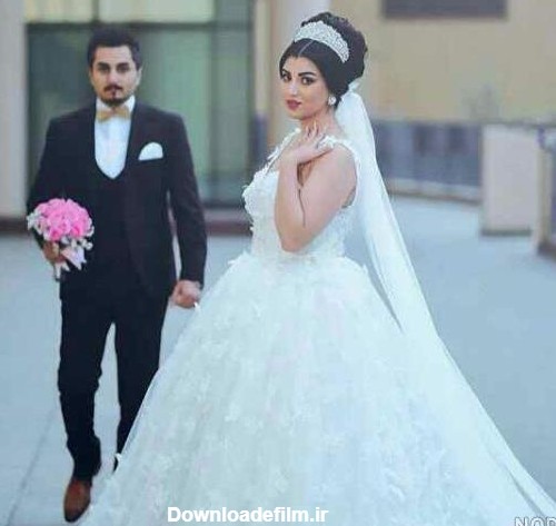 عکس لباس عروس و داماد شیک ۱۴۰۰ - عکس نودی