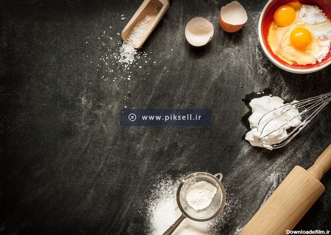 دانلود فایل با کیفیت تصویر میز طبخ کیک در آشپزخانه