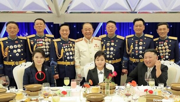 اولین عکس از همسر کیم جونگ / گردنبند اتمی زن رهبر کره شمالی را ببینید