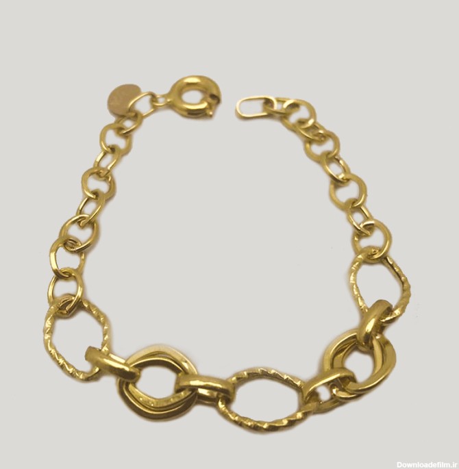 دستبند حلقه ای | طلا و جواهر کوهیار
