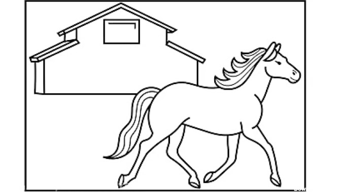 آموزش نقاشی اسب کودکانه : آموزش نقاشی