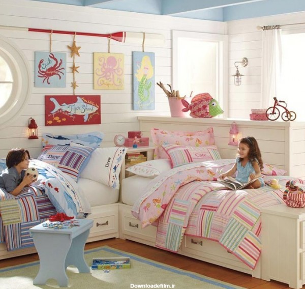 مدل اتاق بچه - عکس و طراحی دکوراسیون اتاق بچه دختر و پسر