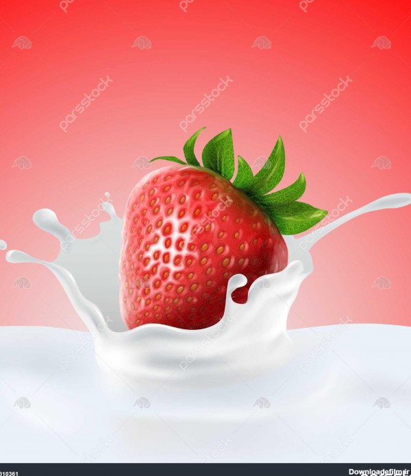 شیر توت فرنگی 1310361