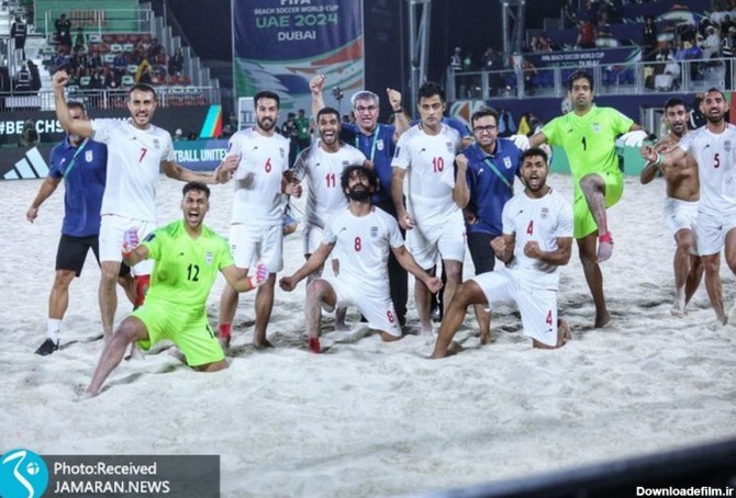 جشن بازیکنان فوتبال ساحلی ایران پس از سومی جهان+ عکس و ویدئو