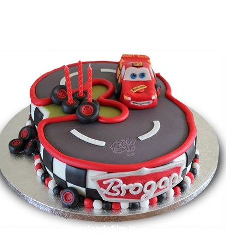 سفارش کیک تولد - کیک بچه گانه روز مسابقه | کیک آف