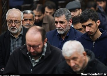 محمدحسین صفار هرندی در مراسم وداع و تشییع حجت‌الاسلام مسعود دیانی