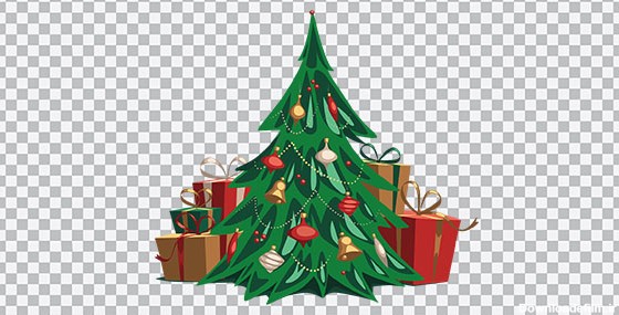 تصویر PNG درخت کریسمس با جعبه کادو | فری پیک ایرانی | پیک ...