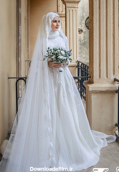 52 مدل لباس عروس پوشیده و محجبه جدید و شیک | ایده آل مگ