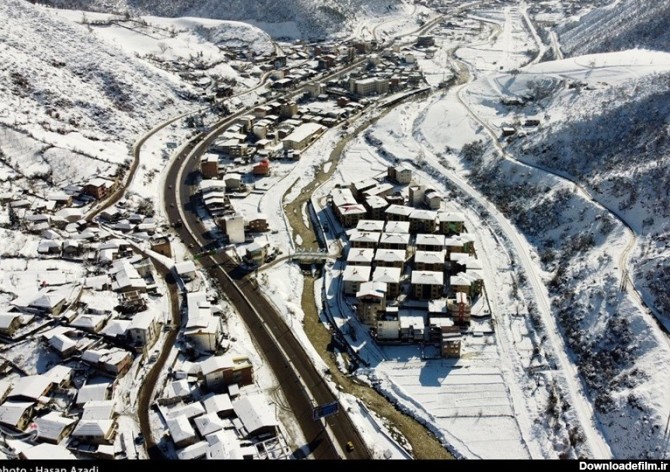 طبیعت برفی استان مازندران به روایت تصویر