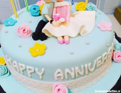 عکس کیک تولد عاشقانه | مدل کیک تولد ویژه متولدین آذر ماه + تصویر