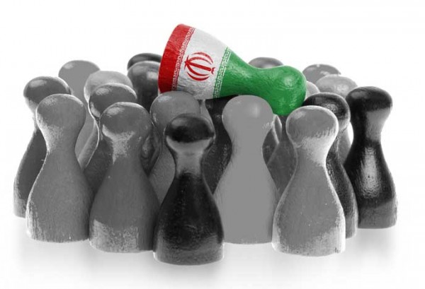 تصویر با کیفیت مهره شطرنج سرباز با طرح پرچم ایران