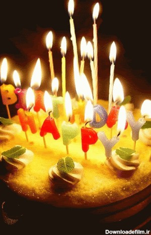 عکس کیک تولد با شمع - عکس نودی