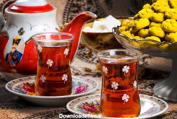 آشنایی با انواع چای ایرانی - آجیل و خشکبار نمونه