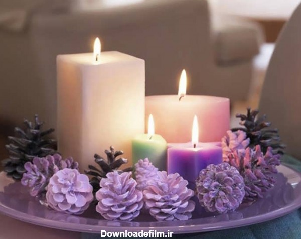 تزیین خانه با شمع با انواع روش های زیبا و خلاقانه و ایده های بکر