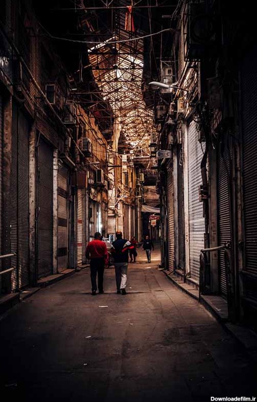 عکس باکیفیت بازارچه قدیمی تهران