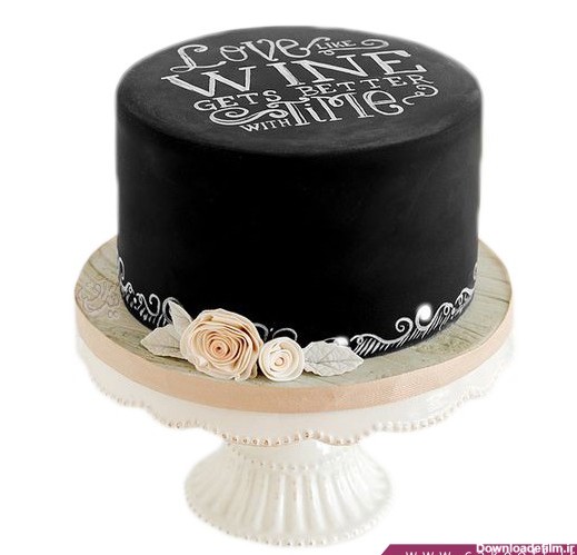 کیک تولد زیبا - کیک عاشقانه لالالند | کیک آف