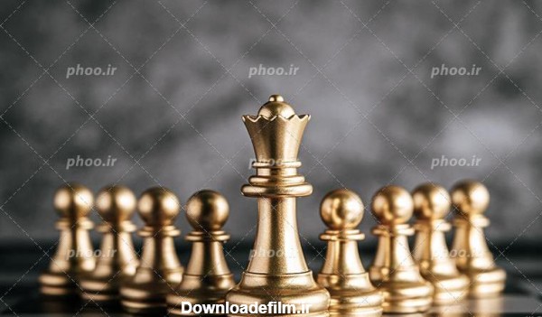 عکس شاه صفحه شطرنج