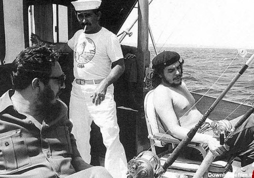 فیدل کاسترو و چه گوارا در حال ماهیگیری/تصویر دیده نشده از ایرج ...