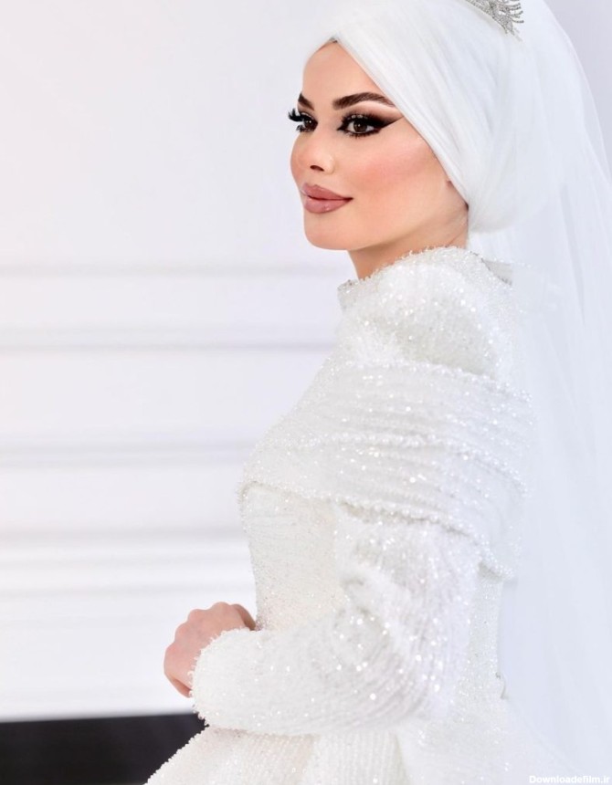 مشاهده و انتخاب مدل لباس عروس باحجاب جدید 1402 | خانه عروس