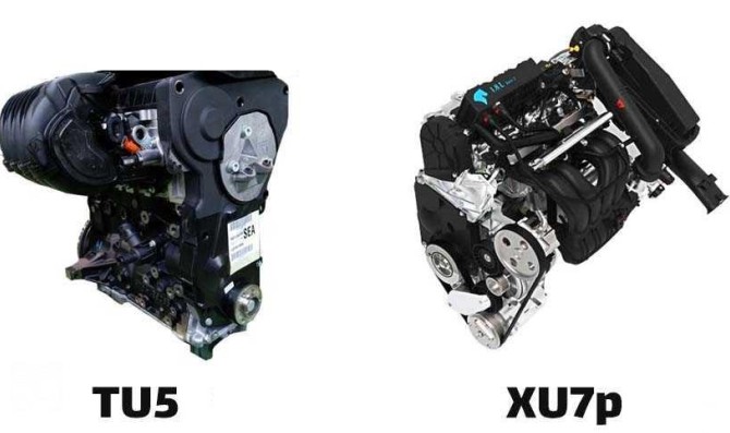 مقایسه موتور tu5 و xu7p؛ فنی، ظاهری و بازار فروش
