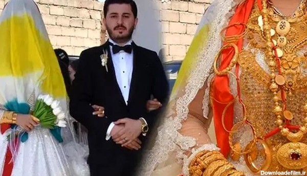 جنجال عروس زیبا با  ۴ کیلو طلا آویزان به خودش ! / یک سبه در جهان وایرال شد ! + عکس