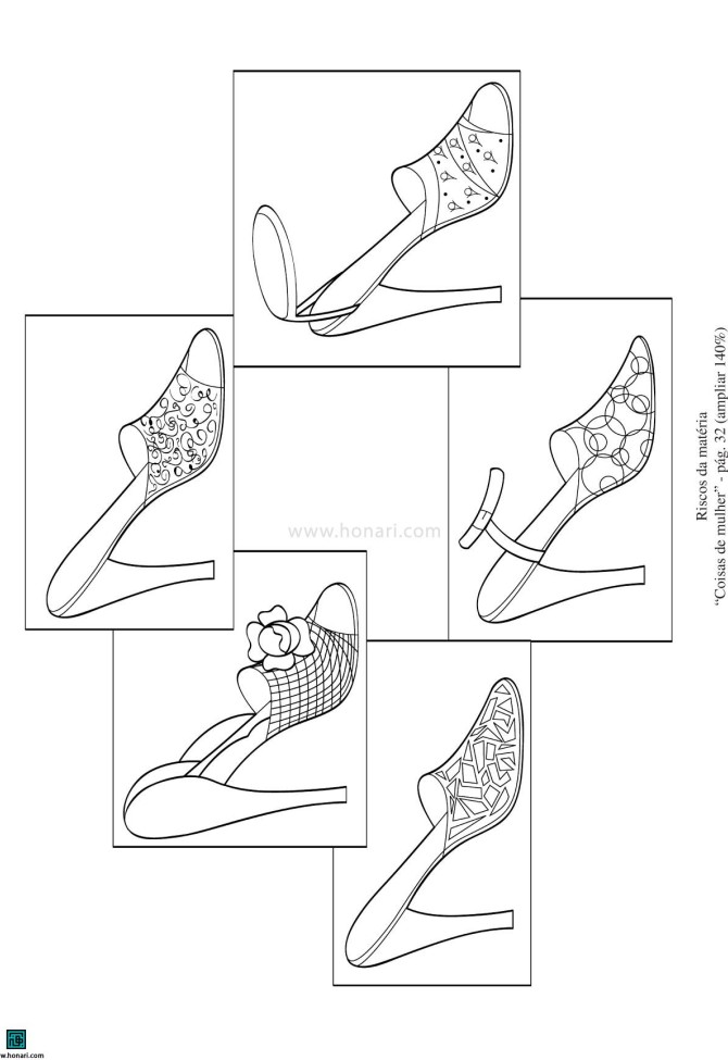 آموزش نقاشی روی کیف با طرح کفش پاشنه بلند | هنری