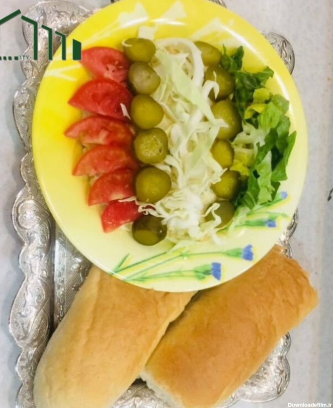 صبحانه با طرح پرچم ایران
