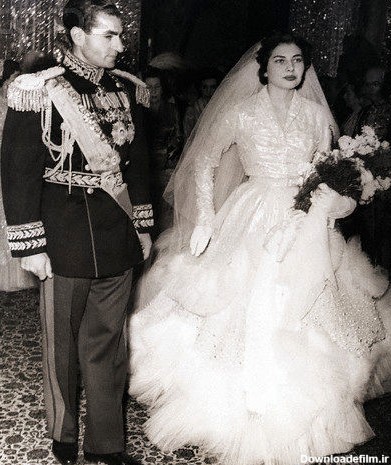 لباس عروس ملکه ایران از برندDior +عکس