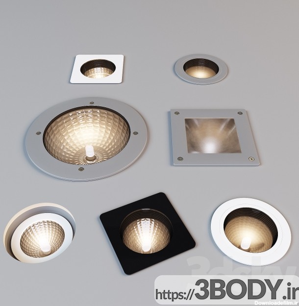 جزییات محصول آبجکت سه بعدی لامپ هالوژن