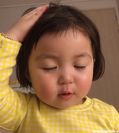 دانلود برنامه Cute Baby Stickers: Jin Miran برای اندروید | مایکت