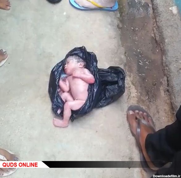 لحظه‌های تکان‌دهنده کشف یک نوزاد در کیسه زباله! + فیلم و عکس - قدس ...