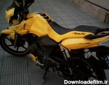 موتورسیکلت آپاچی 180 زرد - مدل 89 - iran-banner.com