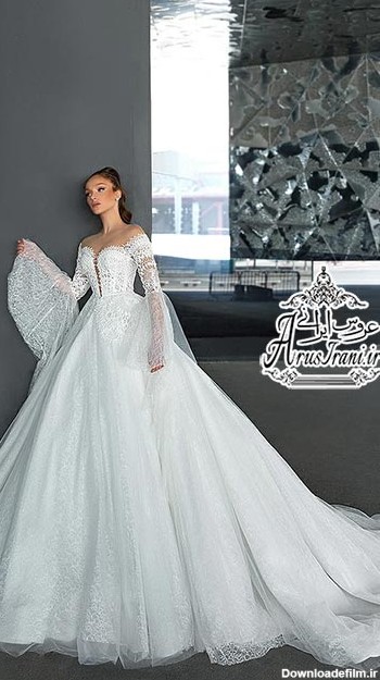 تصویر لباس عروس ترک توری جدید