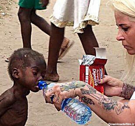 عکس بچه های فقیر افریقایی