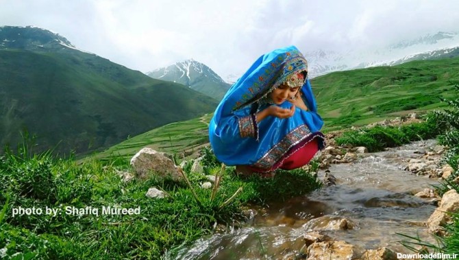 عکس های دیدنی دختران زیبای افغانستان - دختری از افغانستان