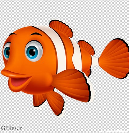 تصویر کارتونی کاراکتر نیمو (ماهی کوچولوی قرمز)